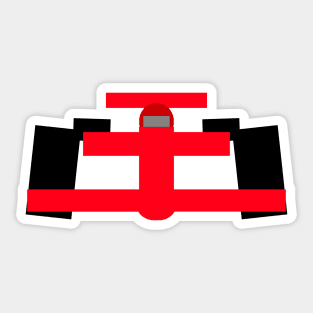 Formula racing driver - Ferrari Sticker